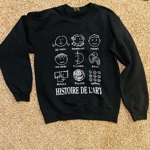 Art lovers sweater